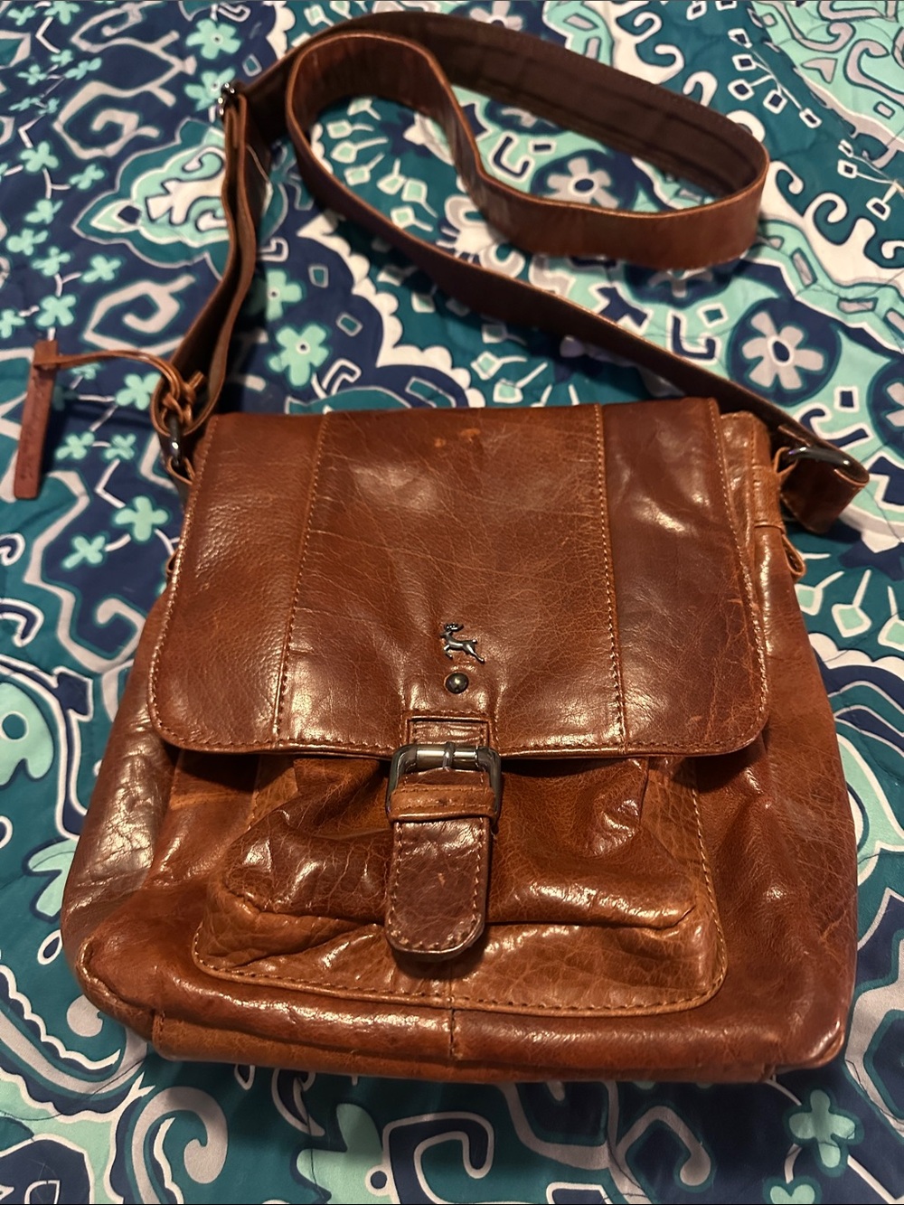 Everyday Leather Crossbody Bag in Brown